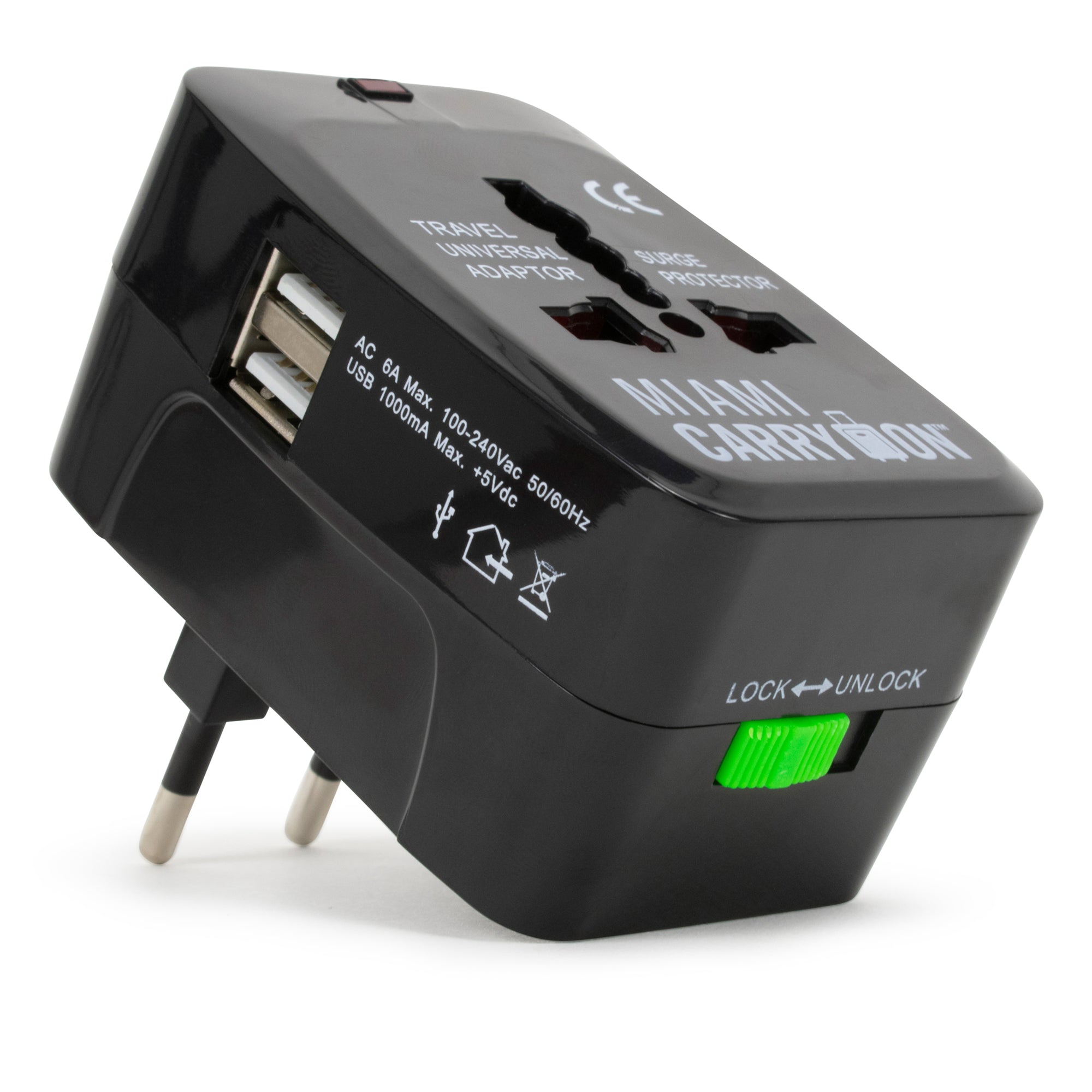 International Travel Adapter with USB Ports for Global Use - Essential International Travel Accessory - Rosetta Creative Boutique
